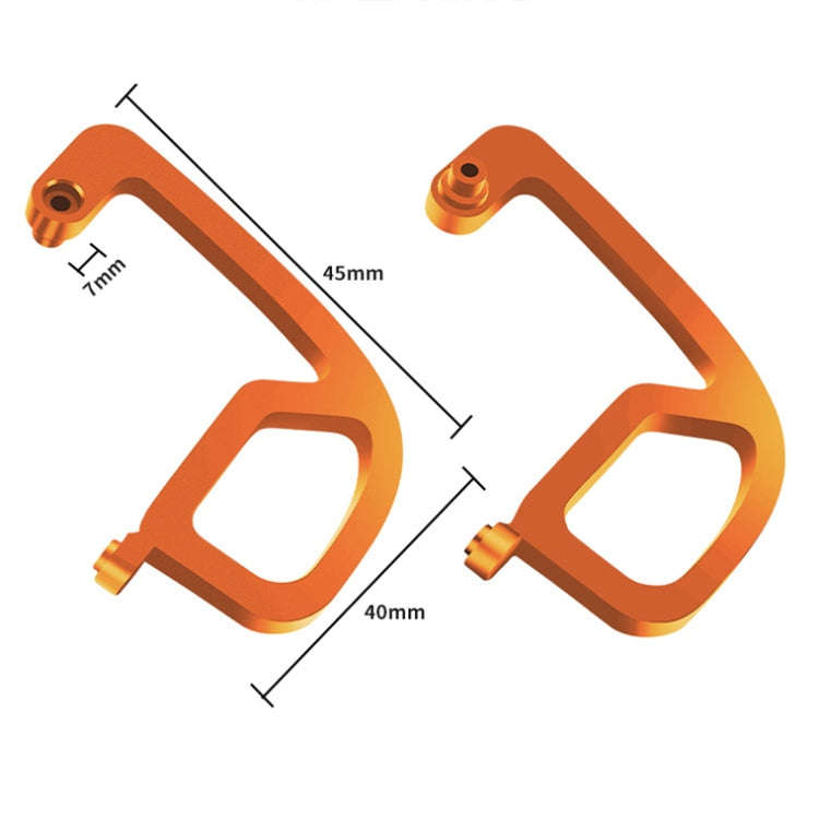For DJI Avata 2 CQT Aluminum Alloy Drone Gimbal Lens Anti-collision Bumper(Orange)