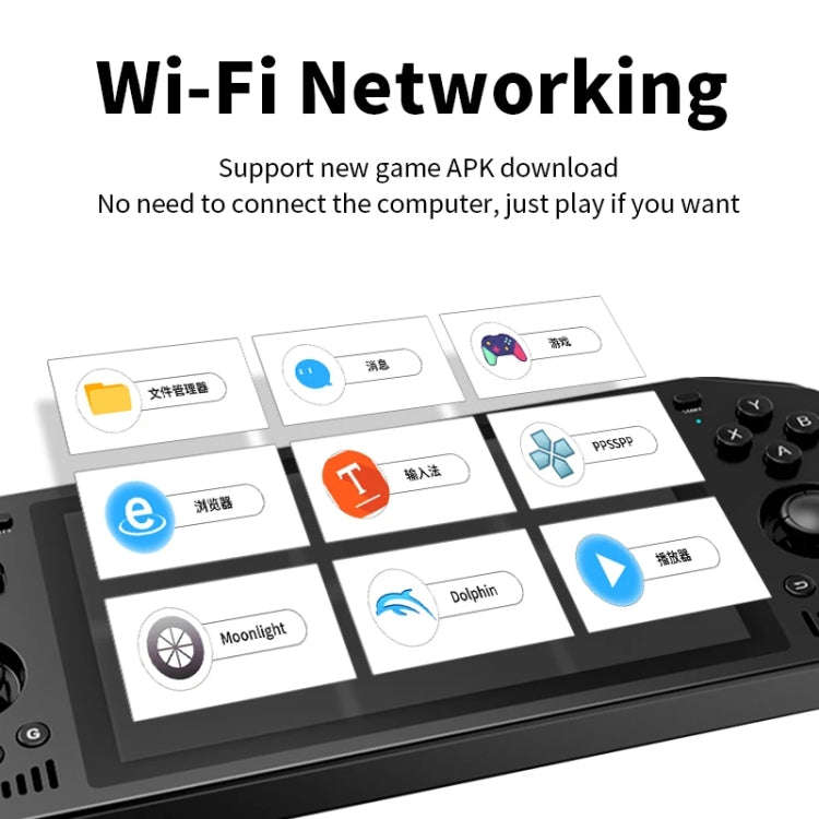 POWKIDDY X28  Android 11 Handheld Retro Game Console 5.5 Inch Touch IPS Screen Game Machine 4+64G