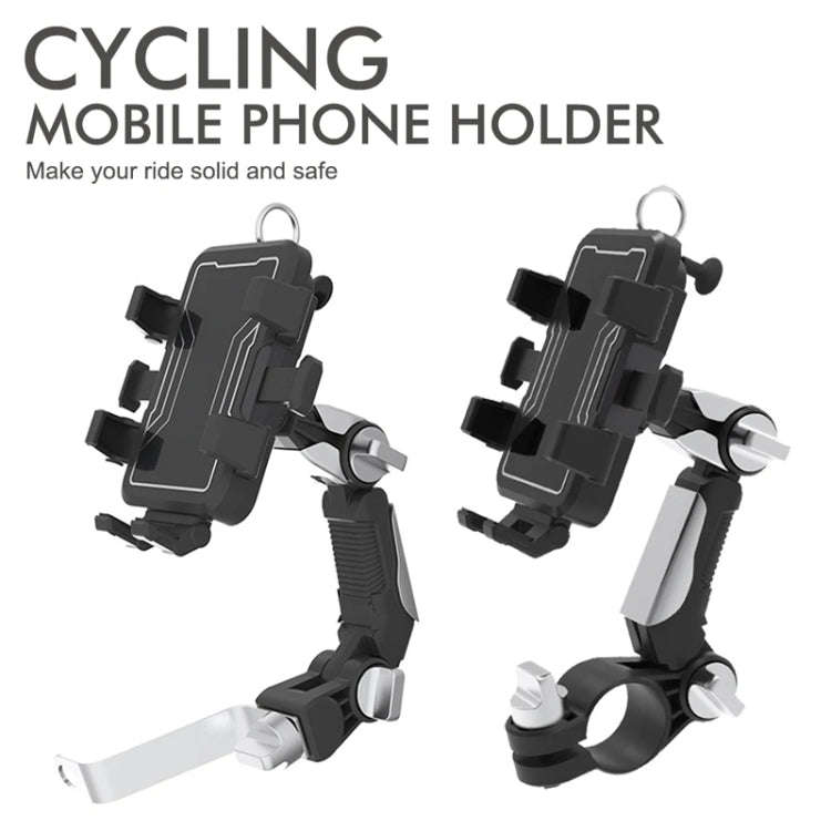 Motorcycle Bicycle Outdoor Cycling Navigation Phone Holder, Style: Rearview Mirror Bracket