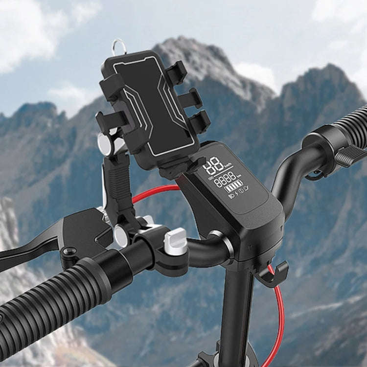 Motorcycle Bicycle Outdoor Cycling Navigation Phone Holder, Style: Rearview Mirror Bracket