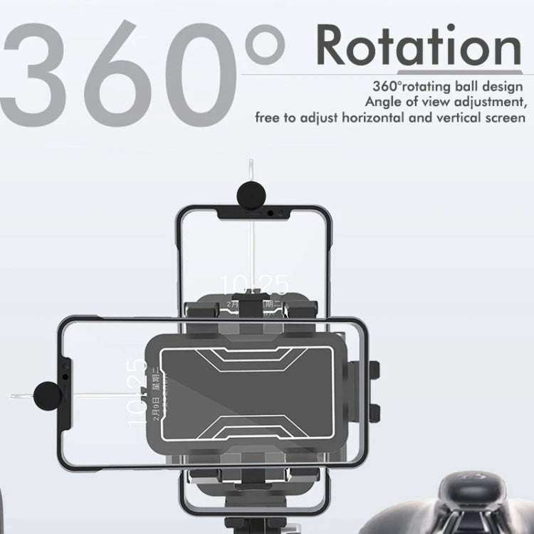 Motorcycle Bicycle Outdoor Cycling Navigation Phone Holder, Style: Rearview Mirror Bracket