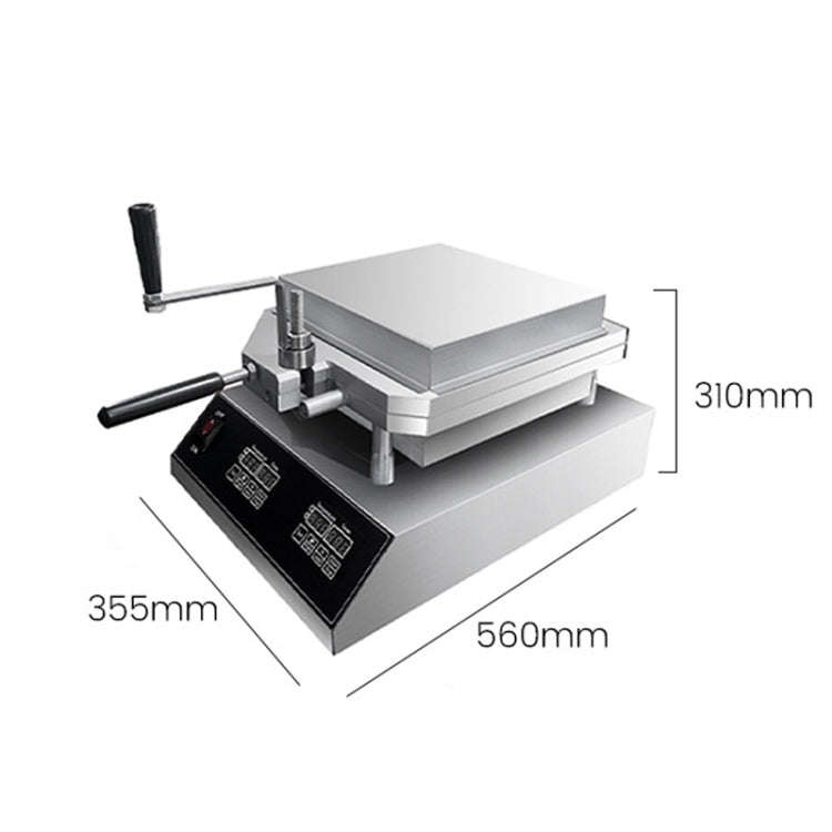 Japanese Paper Thin Seafood Cracker Pancake Machine US Plug 110V 2200W