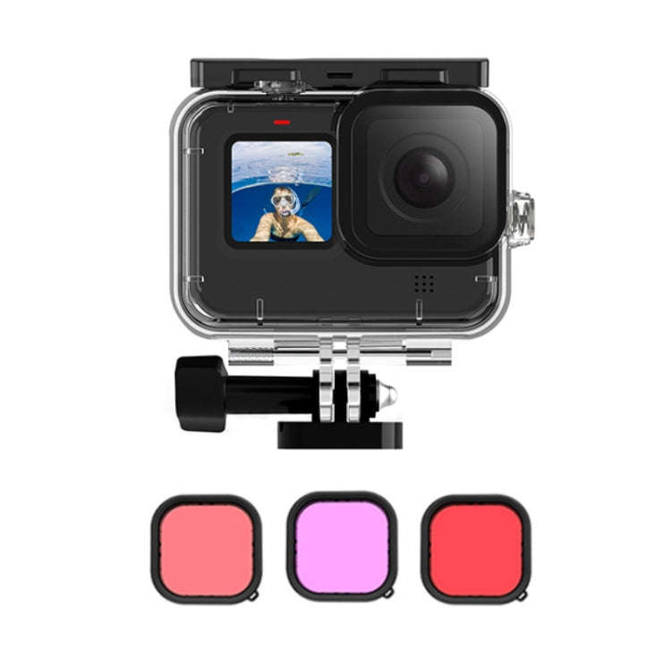 TELESIN GP-WTP-901 45m Diving Shell, For GoPro HERO12 Black / HERO11 Black / HERO10 Black / HERO9...