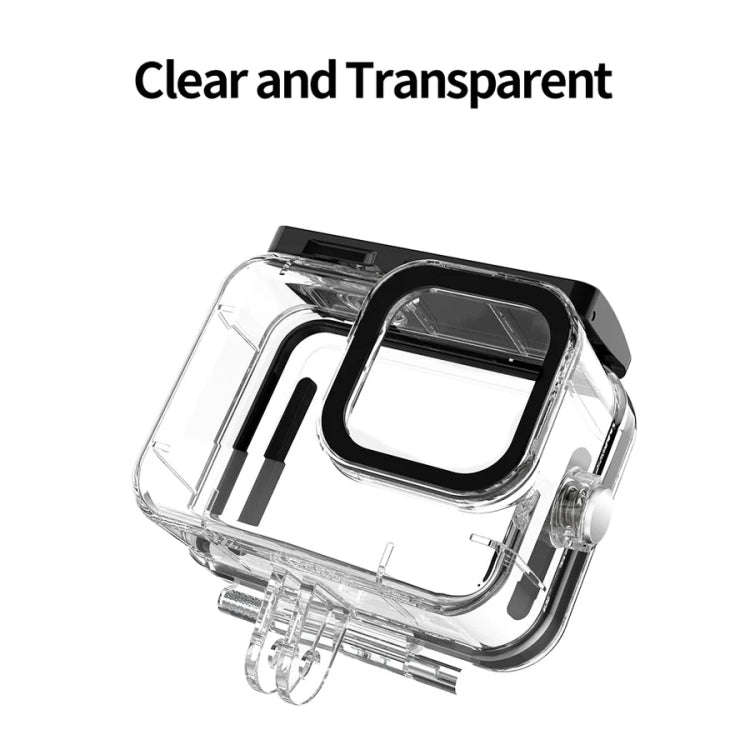 TELESIN GP-WTP-901 45m Diving Shell, For GoPro HERO12 Black / HERO11 Black / HERO10 Black / HERO9...