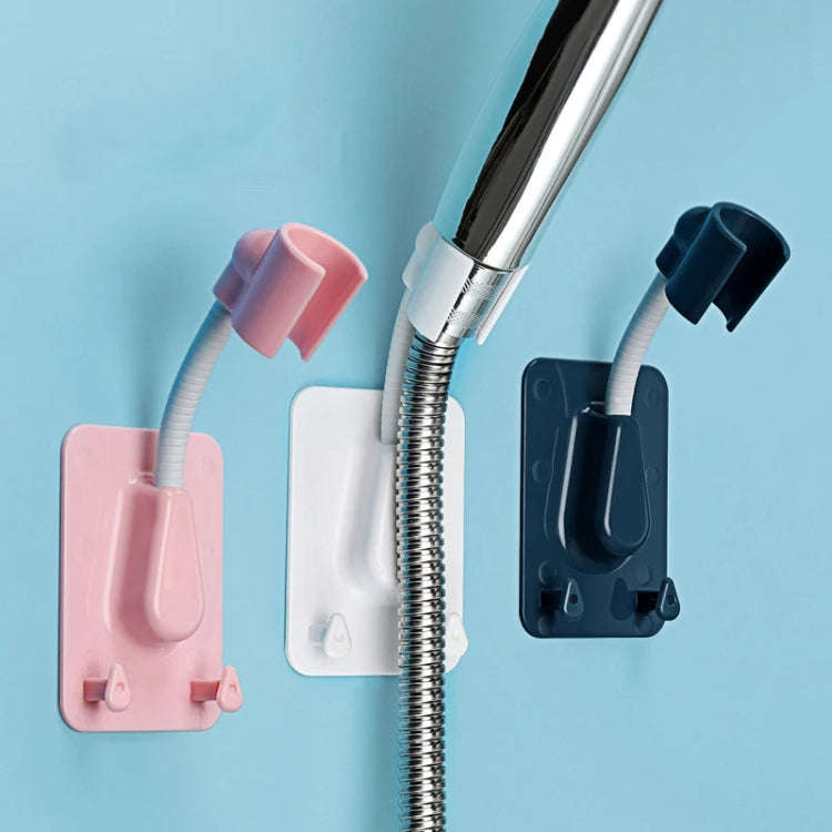 Multifunctional Universal Adjustable Shower Rack Bathroom Free Hole Shelf(Pink)