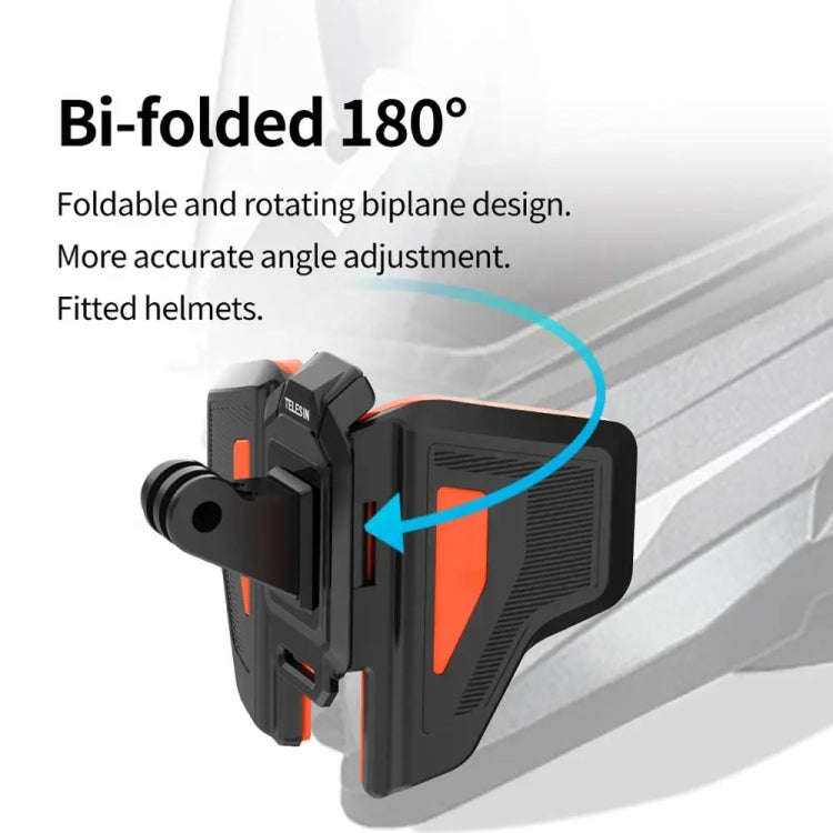 TELESIN GP-HBM-MT2 Universal Helmet Mount Holder For Sports Camera