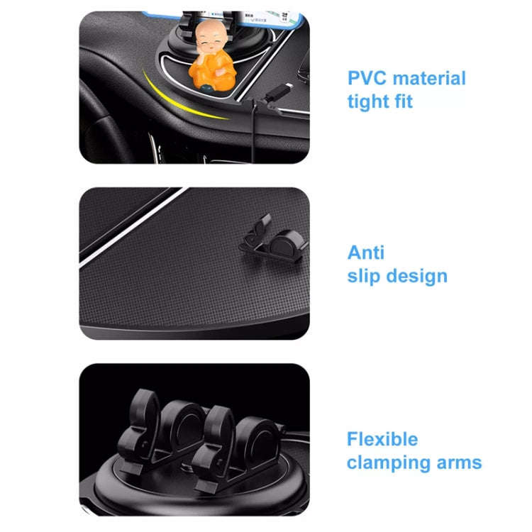 Car Phone Holder Center Console Silicone Anti-skid Pad, Model: CH09