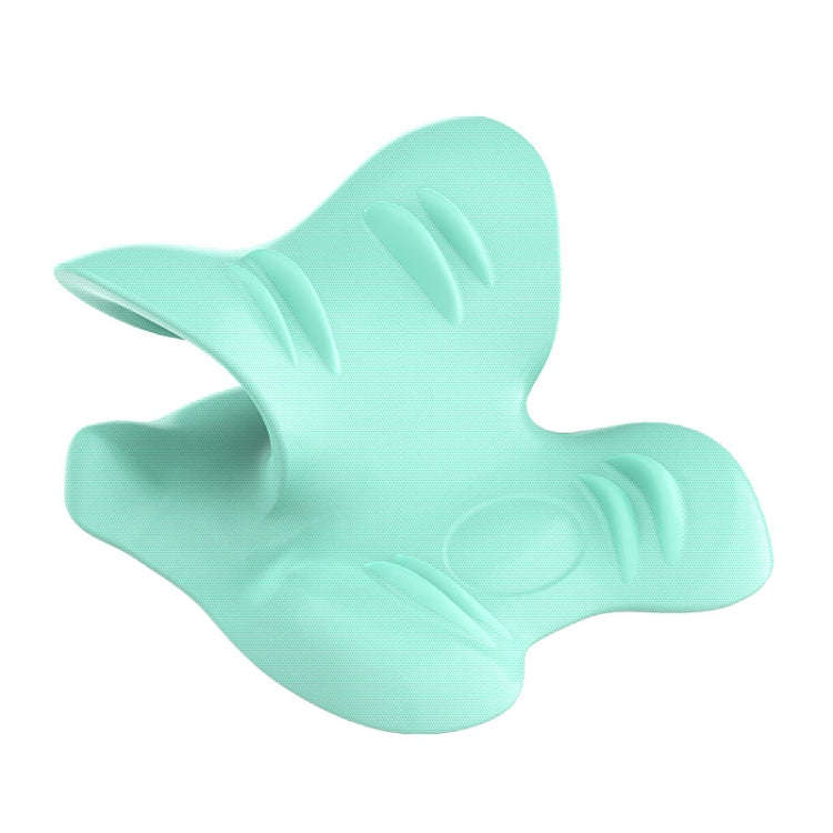 Neck Cervical Massager Cervical Corretor Acupressure C-type Traction Support Massage Pillow(Green)