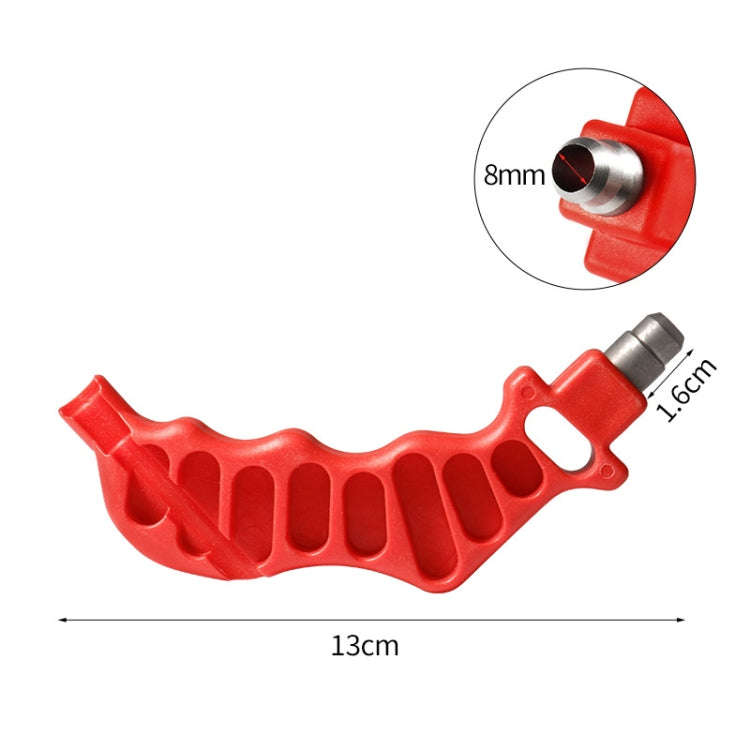 8mm Bypass Drilling Accessories PE Hair Pipe Micro Spraying Hole Puncher(Red)