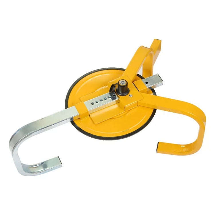Car Anti-theft Lock SUV Wheel Three-prong Lock With Suction Cup, Style: With Disc