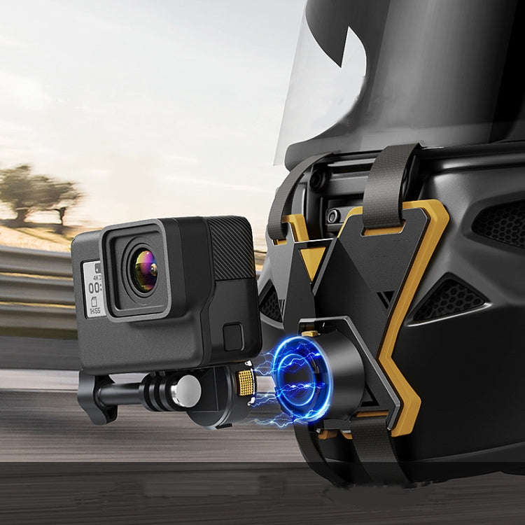 Magnetic Quick Release Motorcycle Helmet Chin Stand Mount For Smart Phone