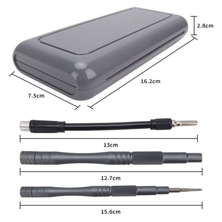 For DJI CQT UAV 30-In-1 Drone Universal Extended Screwdriver Set Disassembly Tool Set(Frosted Gray)