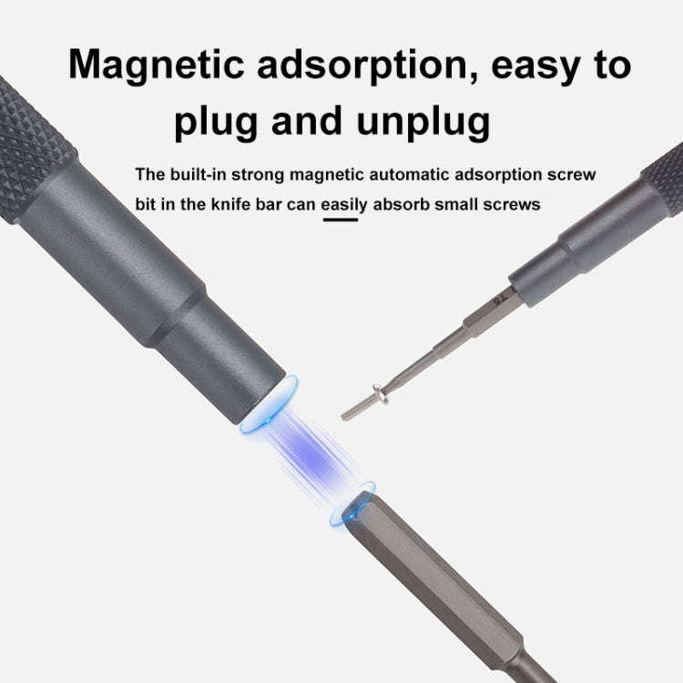 For DJI CQT UAV 30-In-1 Drone Universal Extended Screwdriver Set Disassembly Tool Set(Frosted Gray)
