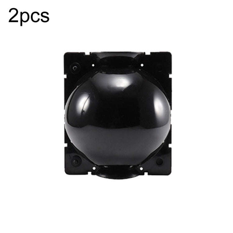 2pcs Plants Growth High Pressure Box Spherical Root Controller Grafting Root Cases, Model: M Blac...