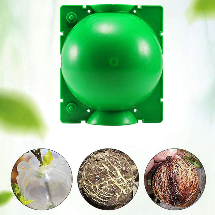 2pcs Plants Growth High Pressure Box Spherical Root Controller Grafting Root Cases, Model: S Gree...