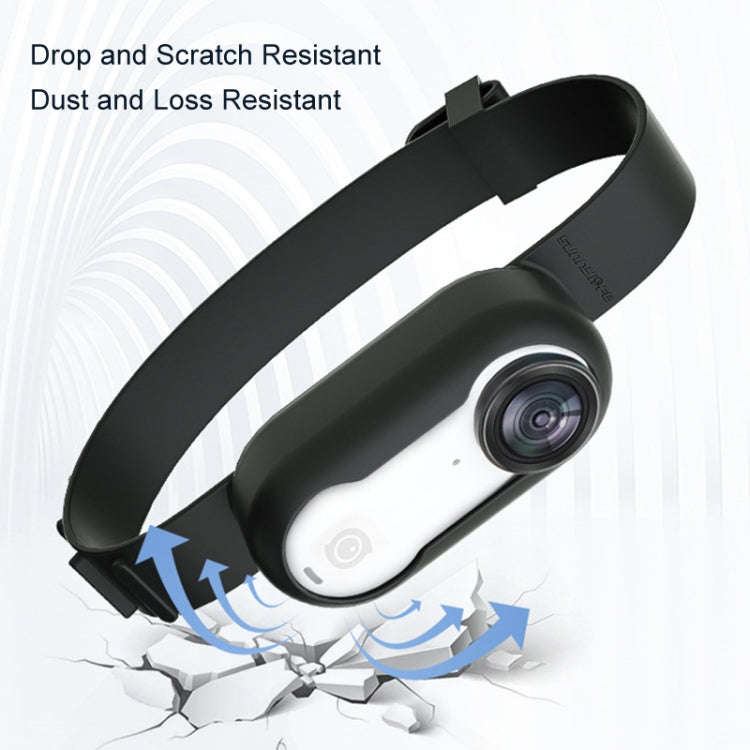 For Insta360 GO 3 / 3S Sunnylife IST-Q9335 Camera Silicone Case Wristband Bicycle Strap Expanding...