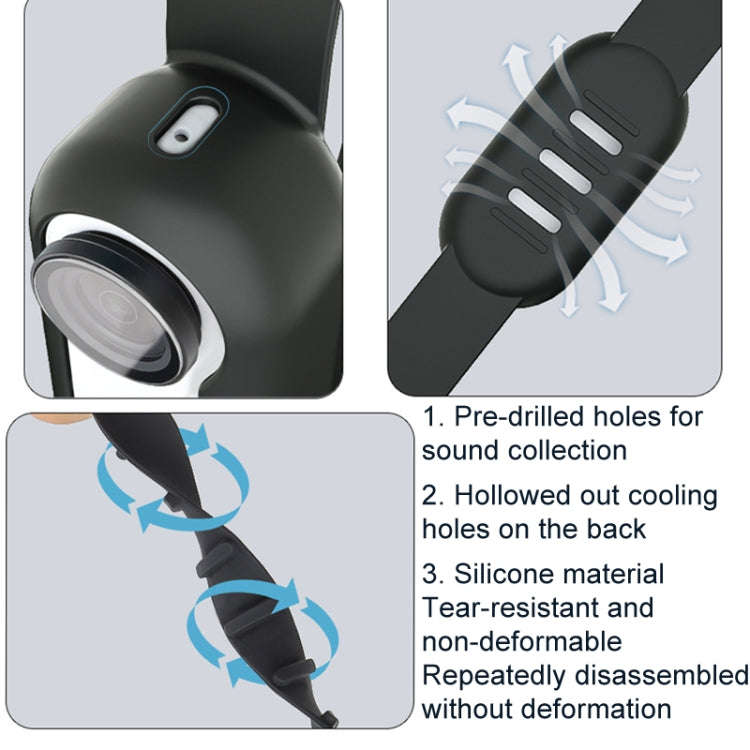 For Insta360 GO 3 / 3S Sunnylife IST-Q9335 Camera Silicone Case Wristband Bicycle Strap Expanding...