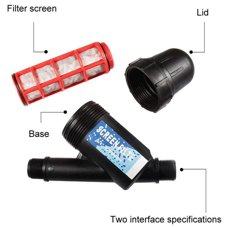 Agricultural Irrigation Microspray Water Saving Filter Y-Type Stainless Steel Mesh Container Make...