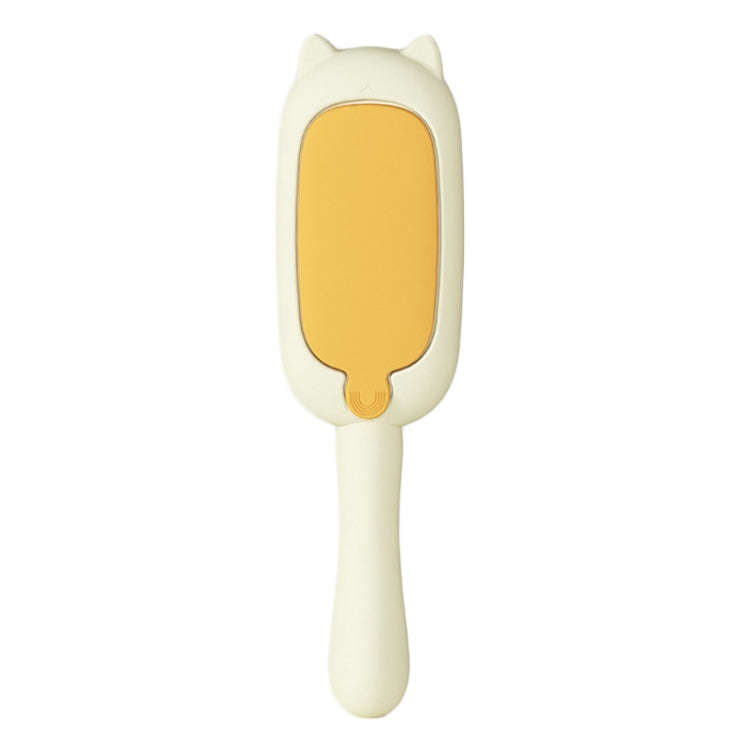 Pet Hair Remover Static Adsorption Two-Way Roller Clothes Sofa Hair Removal Brush(Yellow)