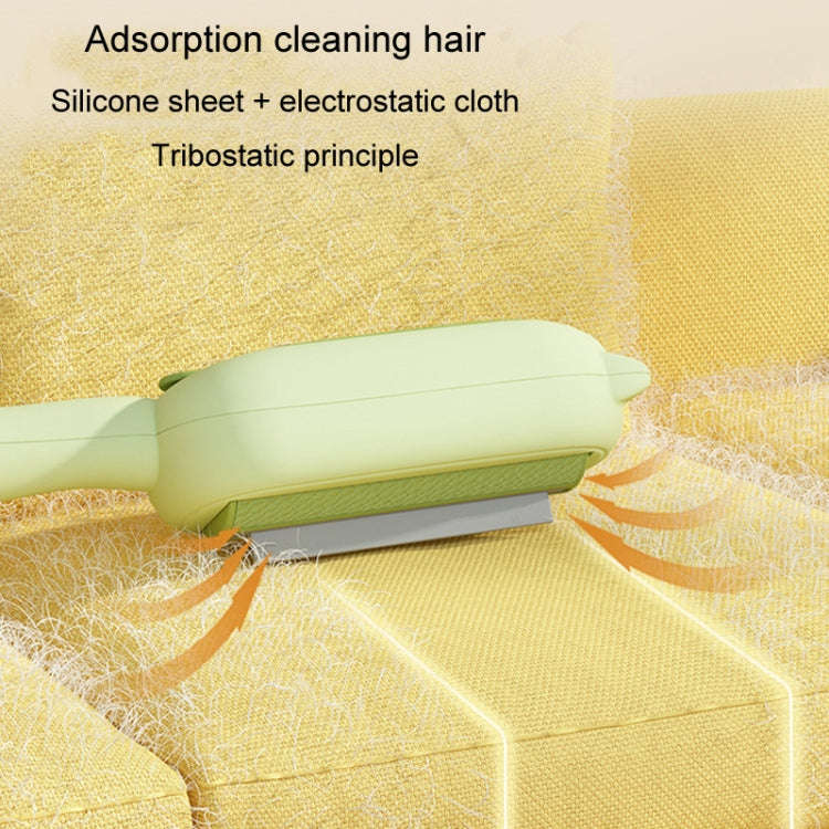 Pet Hair Remover Static Adsorption Two-Way Roller Clothes Sofa Hair Removal Brush(Blue)