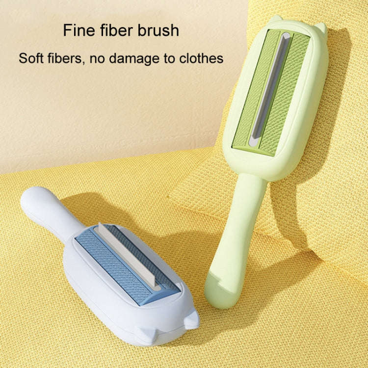 Pet Hair Remover Static Adsorption Two-Way Roller Clothes Sofa Hair Removal Brush(Blue)