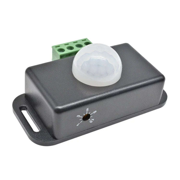 PIR-8 12V / 24V Infrared Body Lamp Band Sensor Low Pressure Light Strap Controller(Black)