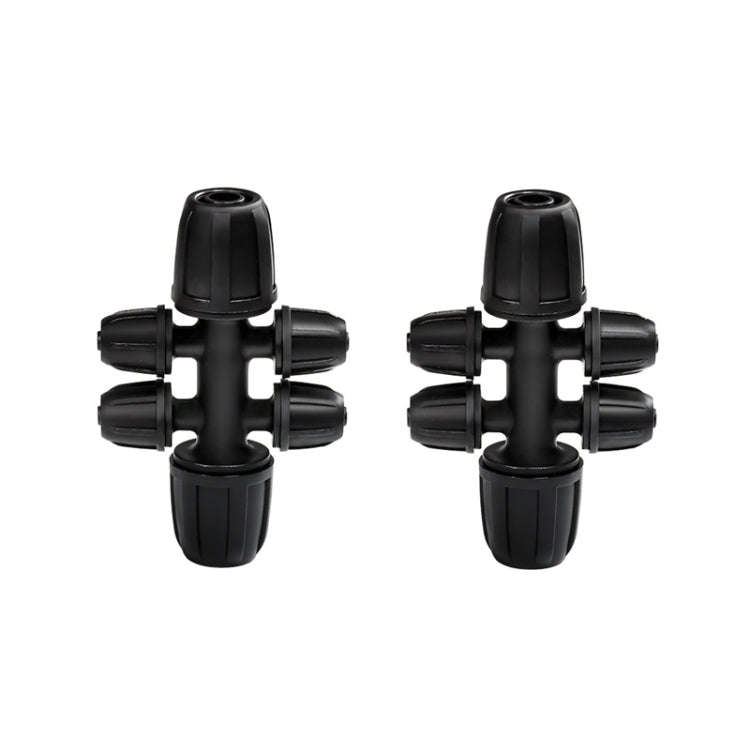 2pcs 8/11 To 4/7 Dual Locking Reducer Drip Irrigation Fittings Gardening Hose Sprinkler Connector...