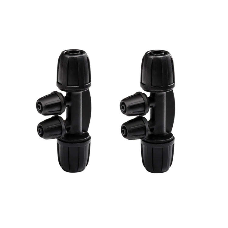 2pcs 8/11 To 4/7 Dual Locking Reducer Drip Irrigation Fittings Gardening Hose Sprinkler Connector...
