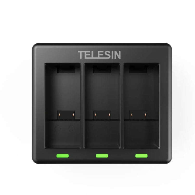 TELESIN GP-BCG-902 Battery 3 Slots Charger For GoPro HERO12 Black / HERO11 Black / HERO10 Black /...
