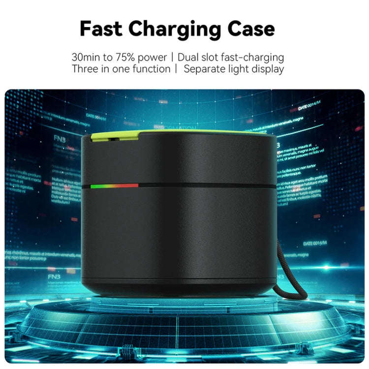 TELESIN GP-FCK-B11 Fast Charged Battery Storage Charging Box For GoPro HERO12 Black / HERO11 Blac...