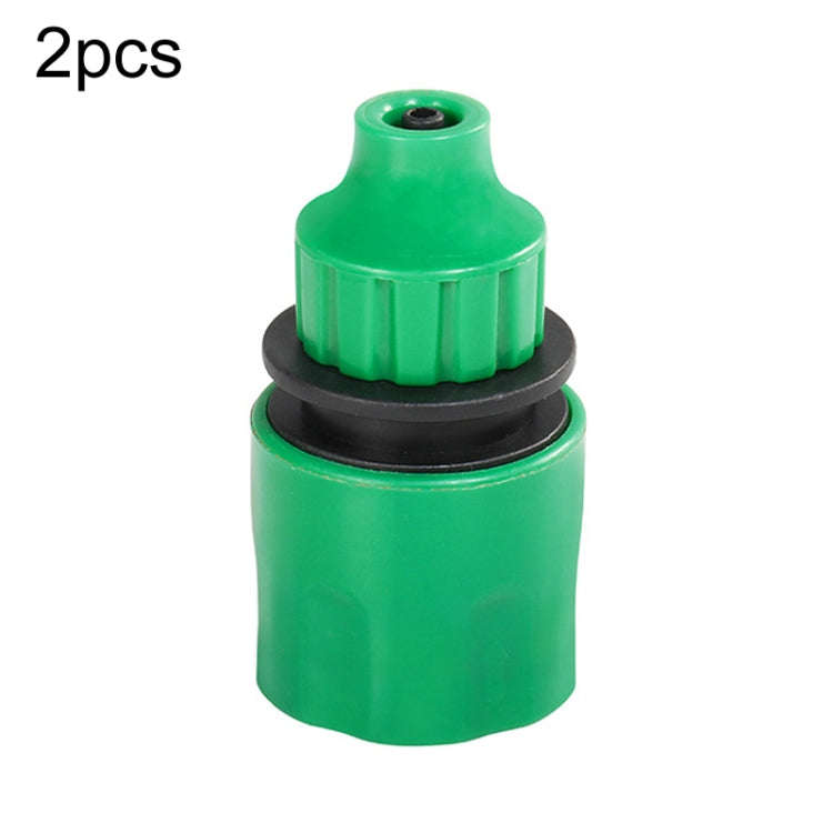2pcs Faucet Hose Connector Gardening Drip Irrigation Car Wash Rifle Fitting(4/7 Interface)