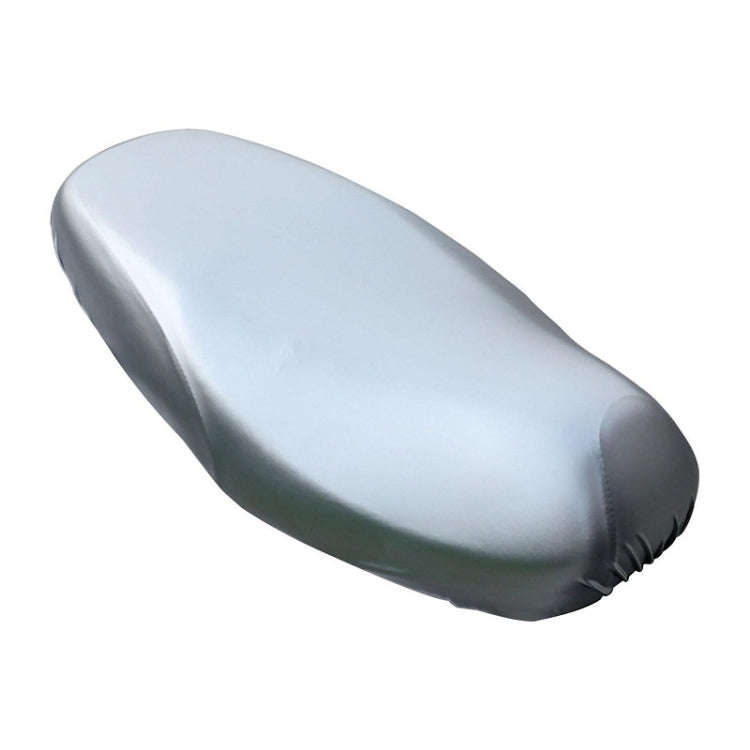 Electric Bike Waterproof Summer Sun Protection Seat Cushion Protective Cover(Silver)