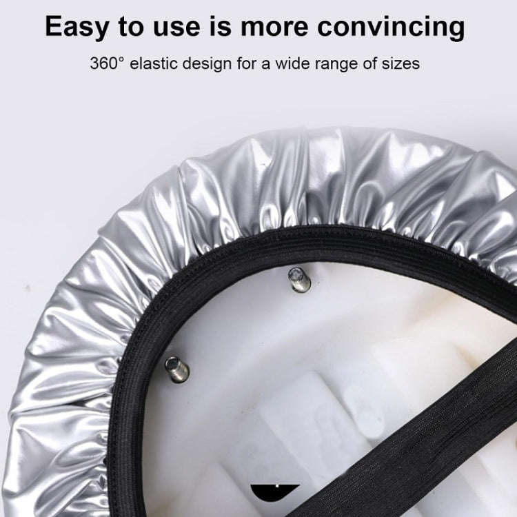 Electric Bike Waterproof Summer Sun Protection Seat Cushion Protective Cover(Silver)