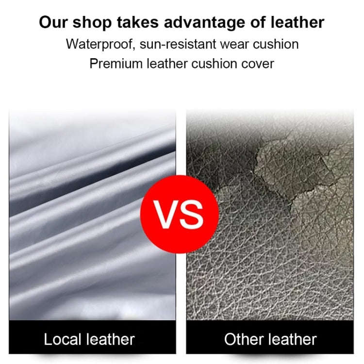 Electric Bike Waterproof Summer Sun Protection Seat Cushion Protective Cover(Silver)