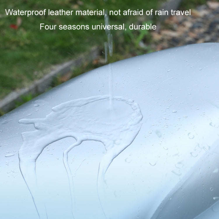 Electric Bike Waterproof Summer Sun Protection Seat Cushion Protective Cover(Silver)