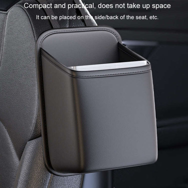 Car Seat Storage Bag With Waterproof Bucket Car Storage Multifunctional Trash Can(Red)