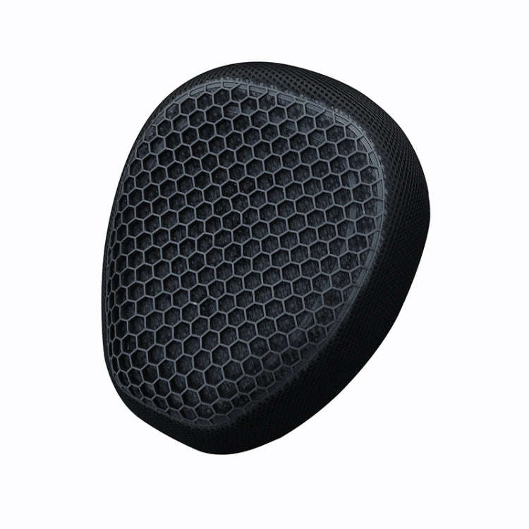 Motorcycle Breathable Massage Waterproof Sun-proof Silicone Seat Cushion(Black)