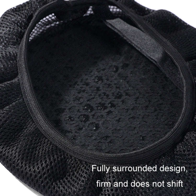 Motorcycle Breathable Massage Waterproof Sun-proof Silicone Seat Cushion(Black)