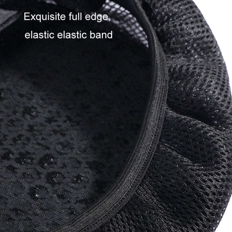 Motorcycle Breathable Massage Waterproof Sun-proof Silicone Seat Cushion(Black)