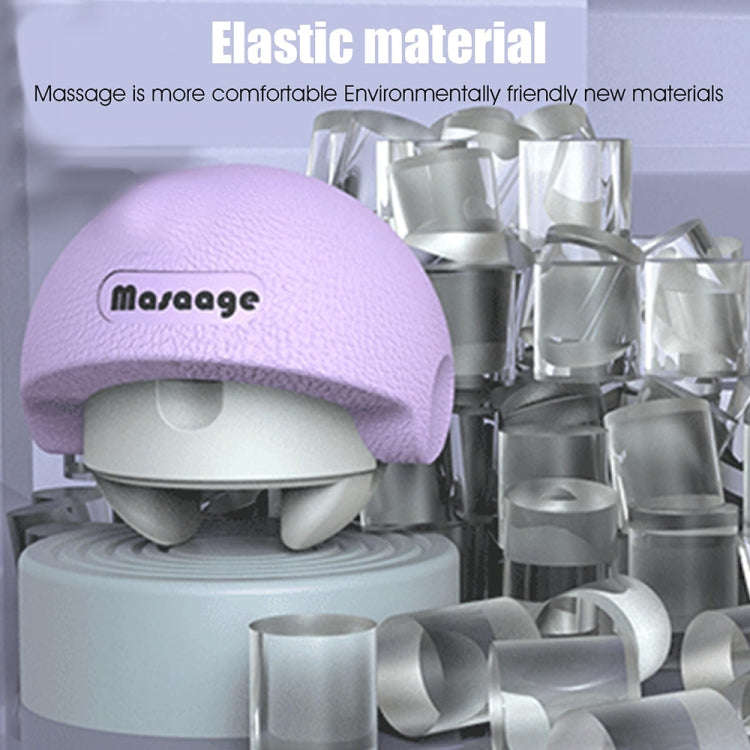 3-in-1 Multifunctional Fitness Yoga Massage Fascia Ball Cervical Meridian Massager(Pink)