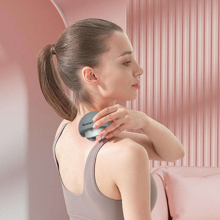 3-in-1 Multifunctional Fitness Yoga Massage Fascia Ball Cervical Meridian Massager(Pink)