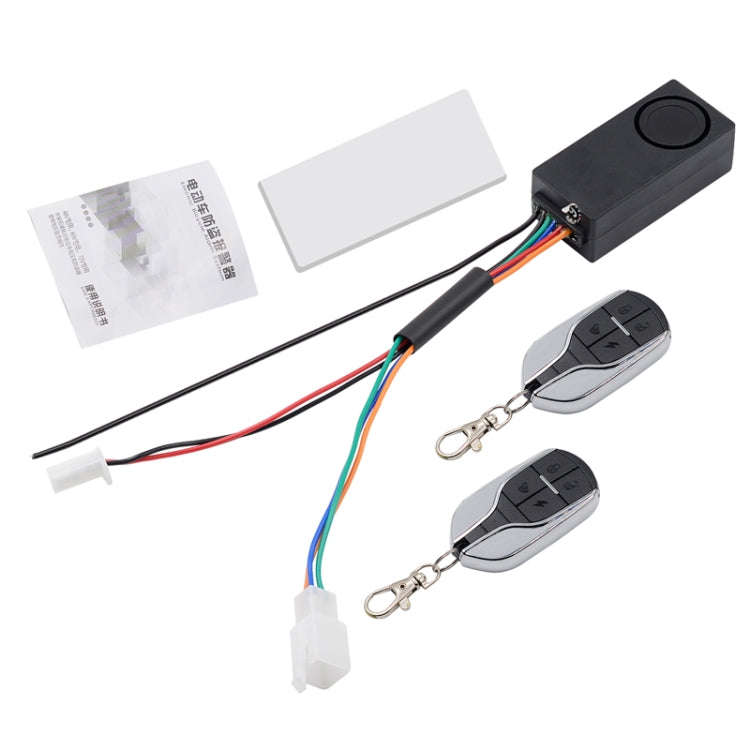 Electric Vehicle Anti-theft Remote Alarm Keyless Quick Vehicle Search(48-72V)