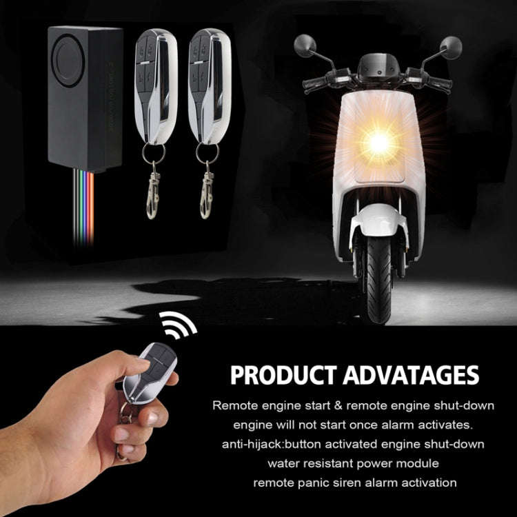 Electric Vehicle Anti-theft Remote Alarm Keyless Quick Vehicle Search(48-72V)