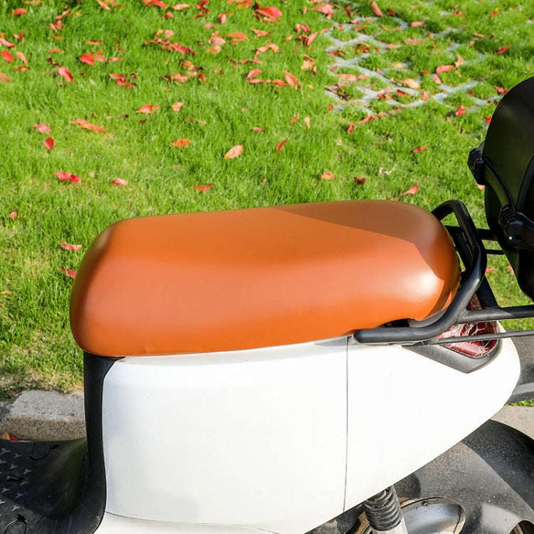 Electric Vehicle Universal Waterproof Sun Protection Seat Cover For All Seasons, Color: Light Bro...