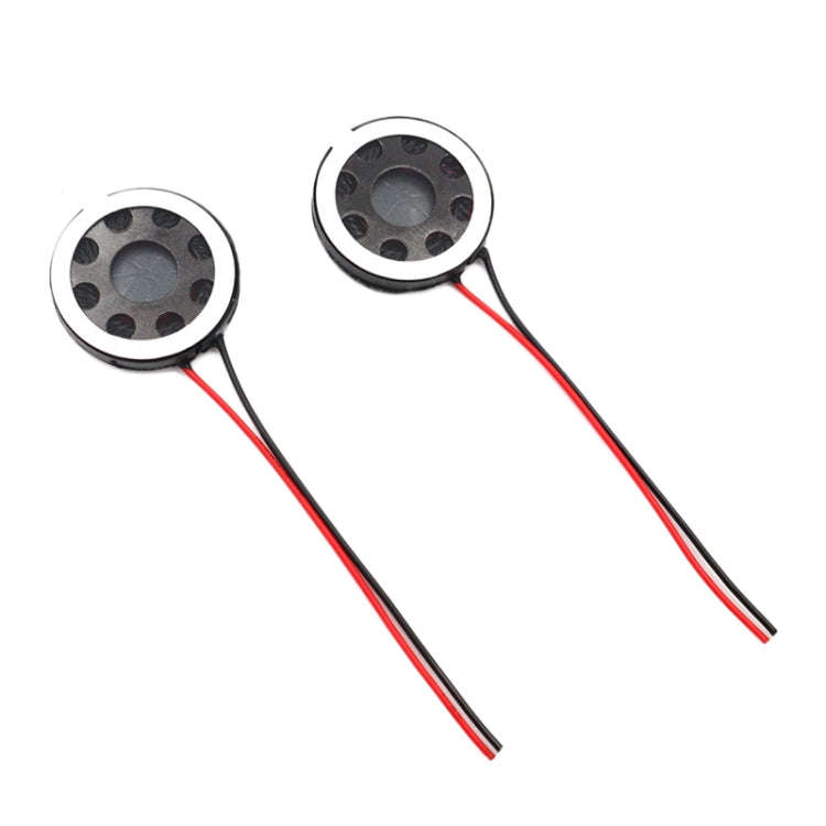 2PCS 20mm 8Ohm 0.5W/1W For Medical Toys Security Plastic Speaker Internal Magnetic Welding Wire V...