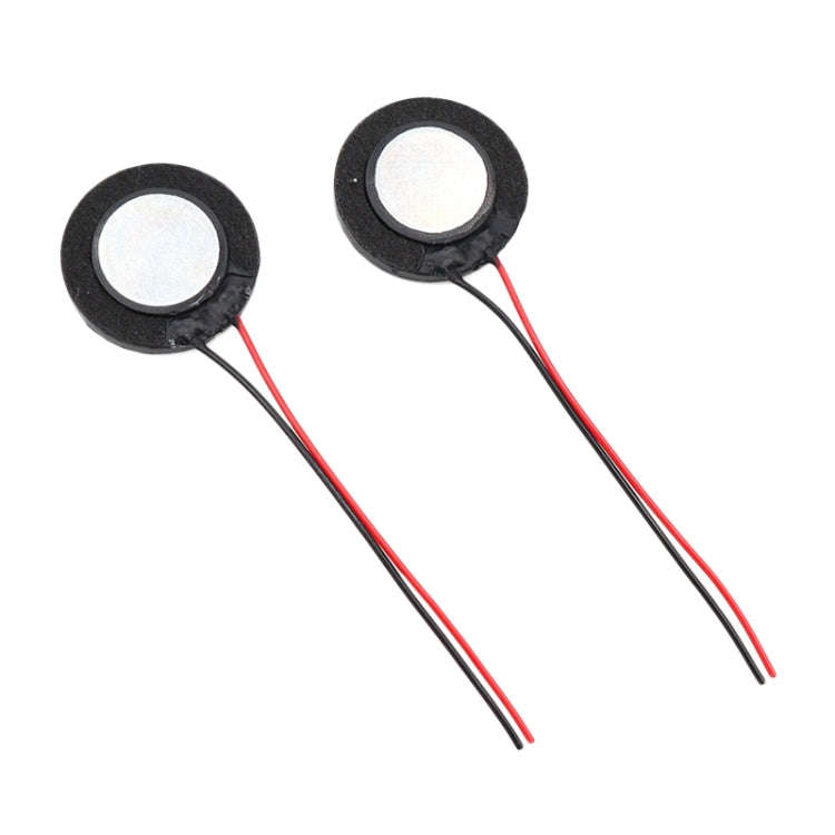 2PCS 20mm 8Ohm 0.5W/1W For Medical Toys Security Plastic Speaker Internal Magnetic Welding Wire V...
