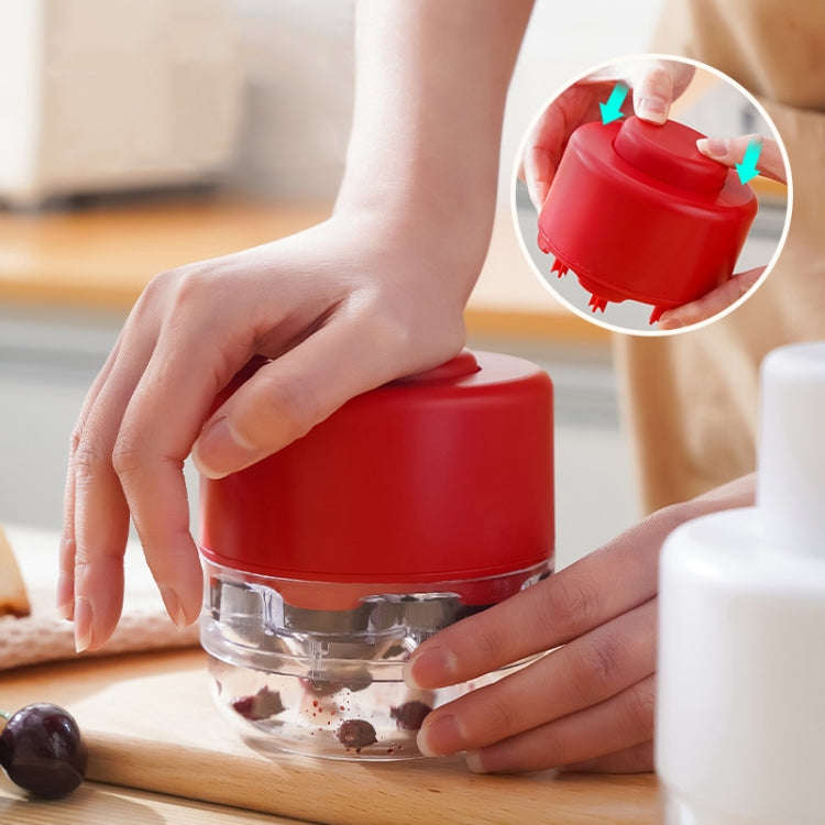 Seven-hole Press-type Cherry Core Remover Red Date Core Remover(Red)