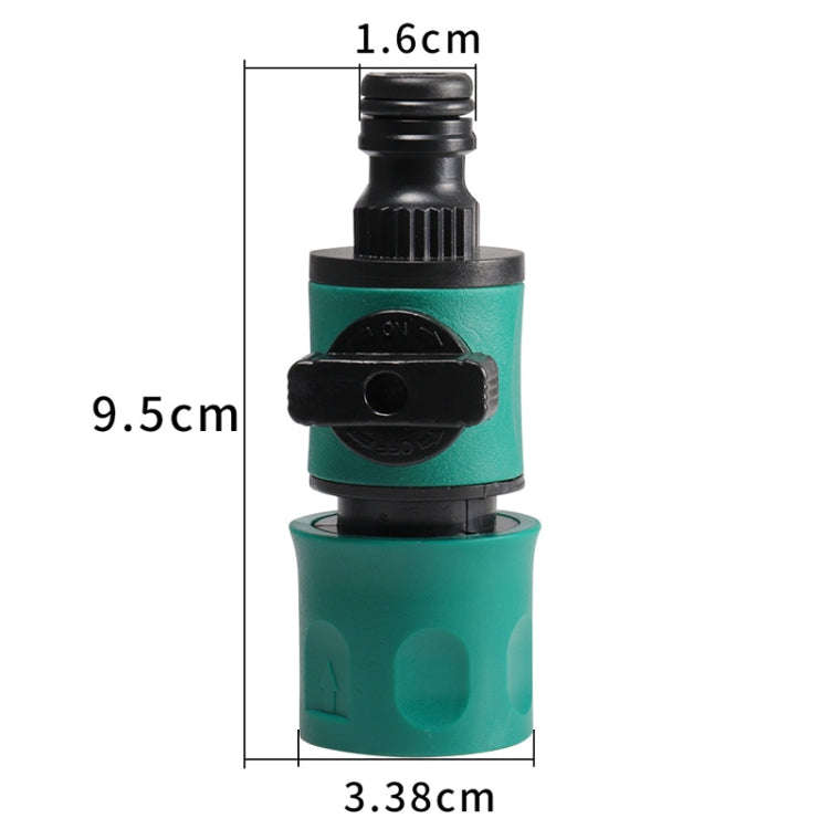 Car Washing Hose Fittings Valve With Switch Garden Water Sprinkler Connector, Model: Single Pacif...