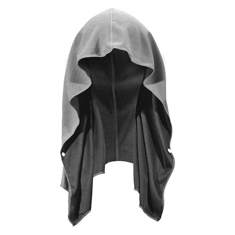 65x30cm U Shape Cold Feeling Hooded Towel Beach Camping Fitness Sun Protection Quick Drying Sport...