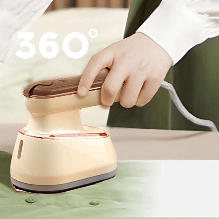2-in-1 800W Handheld Household Wet and Dry Steam Iron Steam Hanging Iron, Spec: EU Plug(Yellow)